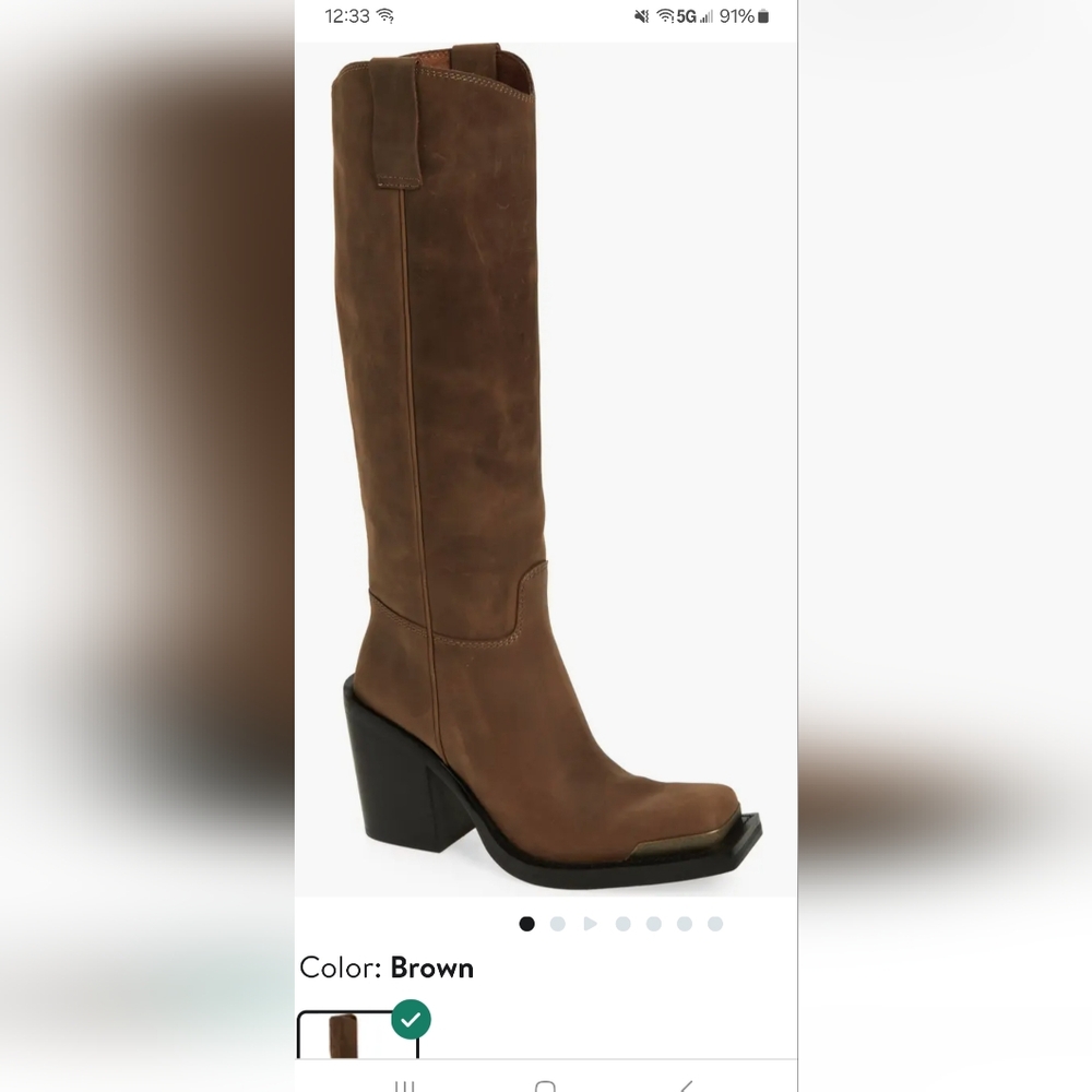 Jeffrey Campbell leather boots Size 8